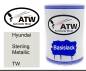 Preview: Hyundai, Sterling Metallic, TW: 500ml Lackdose, von ATW Autoteile West.